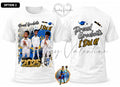 T‑Shirt de remise de diplôme personnalisé — Devant & Dos | Félicitations & Diplômé fier