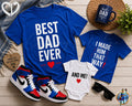Personalized Father & Kids Matching T‑Shirts – Best Dad Ever Family Set