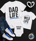 Personalized Father & Kids Matching T‑Shirts – Dad Life Family Set