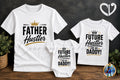 Personalized Father & Kids Matching T‑Shirts – Father Hustler Family Set