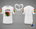 Personalized Juneteenth Freedom Tee with Elegant Fabric‑Plait Sleeves