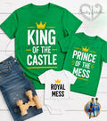 Personalized Father & Kids Matching T‑Shirts – King of the Castle Family Set