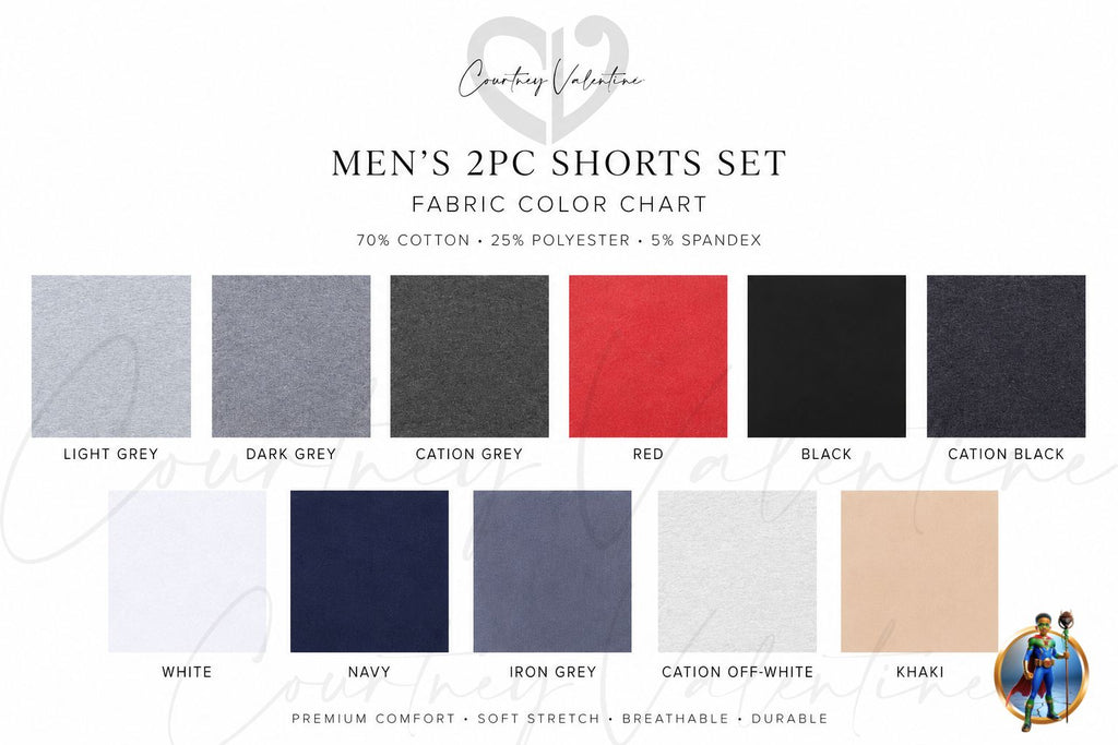 Men’s Personalized 2‑Piece Breathable T‑Shirt & Shorts Set