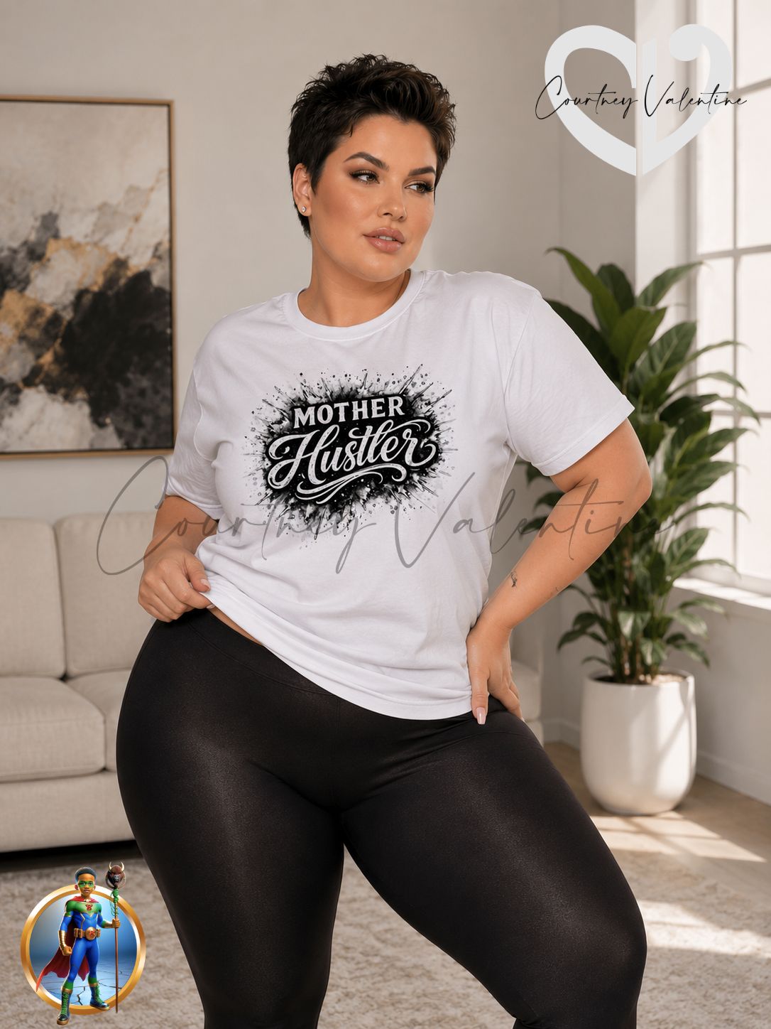 T‑Shirt personnalisé Mère travailleuse pour les mères qui travaillent dur