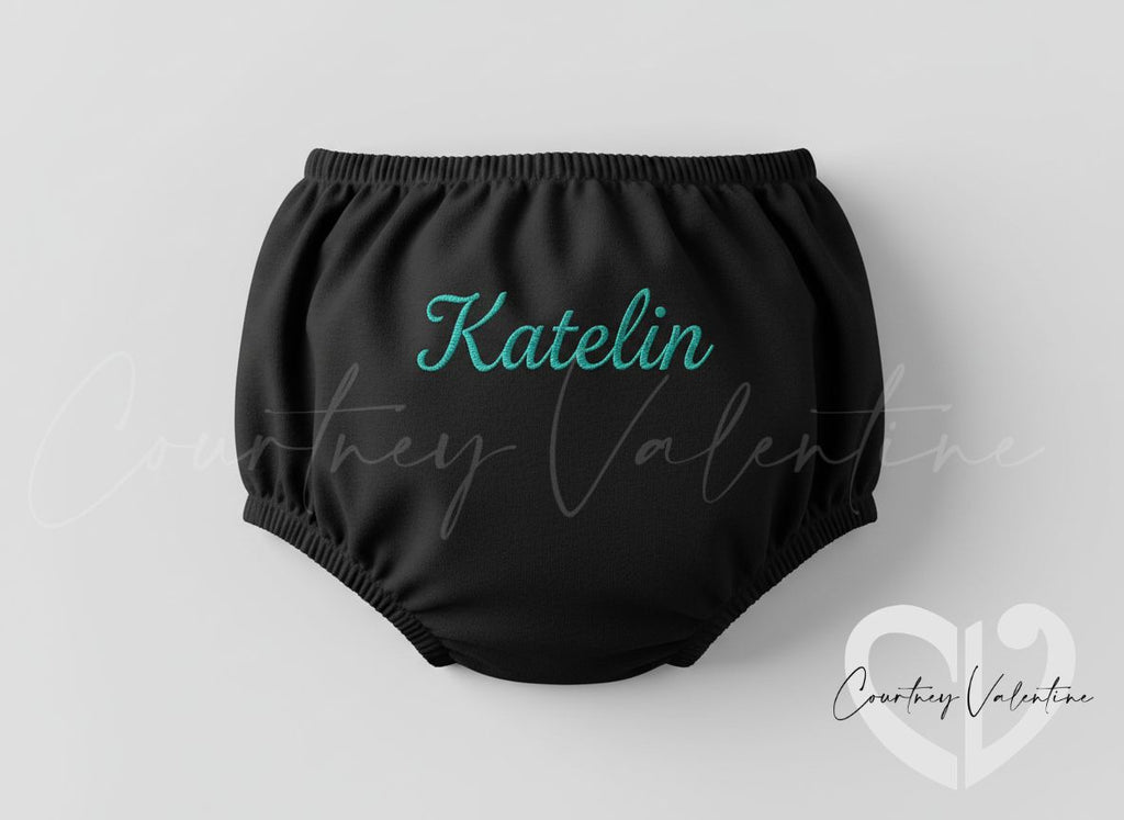 Couvre-couches/bloomers personnalisés pour filles — Fabriqués sur mesure en satin ou en coton